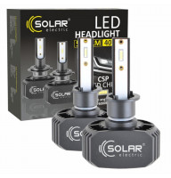 Діодна лампочка для авто H1 SOLAR 5000lm 12/24V 40W 6000K Seoul CSP комплект 2шт