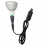 Лампа від повербанку 3W G 5.3 12V 4000K MR16 SVITECO з USB 5v - DC 12v 5.5x2.1 - фото №1