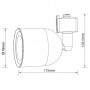 Трековий світильник ARIZONA-10 10W 4200К 650Lm білий Horoz Electric - фото №2