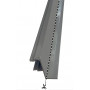 Алюмінієвий профіль для фасадів під LED стрічку вуличного використання Ф1- 3м Led-Story (ціна 1м) - фото №3