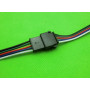Комплект JST Connector 5pin (2 jack) RGBW з кабелем тато + мама - фото №2