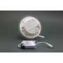 Врезной точечный светодиодный светильник Glass Rim 18W 220V круг 6500К холодный свет - фото №2
