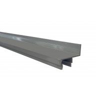 Алюминиевый профиль для освещения фасадов LED лентой уличной Ф1-3м Led-Story (цена 1м)