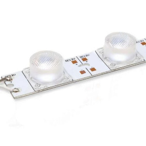 Світлодіодна лінійка SMD 3030 18LED/m 12V IP20 з лінзою 30° 4500К