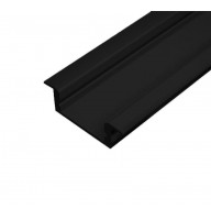 Алюминиевый профиль черный врезной ЛПВ7 7х16 Led-Story (цена 1м)