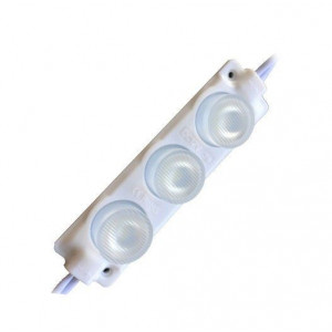 Лед модуль SMD 3030 3 LED 12V 3W з лінзою (кратно 10 шт ) ціна 1 шт