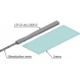 П-образный профиль алюминиевый для подсветки стеклянных полок АЛ 13 длина 2 м (цена 1м) - фото №5