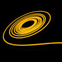 Неонова стрічка супергнучка SMD 2835, 12V, IP68, 22-24 Lm, 6*12, жовтий (ціна 1 м) - фото №1