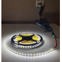 Набор светодиодной ленты 12V SMD 2835 (120 LED/m) IP20 холодный белый 5м + блок питания + коннектор - фото №2