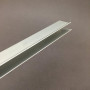 П образный профиль алюминиевый для подсветки стеклянных полок АЛ 13 длина 2 м (цена 1м) - фото №2