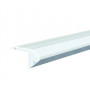 Алюминиевый профиль с подсветкой для лестничных ступеней Ал 19 с рассеивателем, анодированный 2м (цена за 1 м) - фото №3