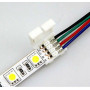 Коннектор 4pin мама + зажим для LED ленты RGB SMD 5050 ,WS2813,WS2815 - фото №2