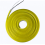 Неоновая лента супергибкая 2835-12V-120-10W/m IP68 6*12mm SILICONE желтый (цена 1м) - фото №3