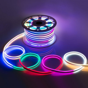 Led неон 2835 RGB 120 д.м. 12V IP67 14.4W/m 8*16mm (ціна 1м)