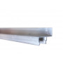 Алюминиевый профиль для освещения фасадов LED лентой уличной Ф1-3м (цена 1м) неанод - фото №3