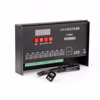 Контроллер DMX програмируемый T8000AC | RGB 5-24В | 8 портов для 9192 шт. адресных диодов