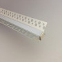 Профиль для светодиодной ленты в гипсокартон внутренний с матовой линзой 2м (цена 1м) - фото №3