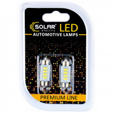 Лед лампа для автомобиля T11x36 Premium Line 4SMD 5730 6500K Solar