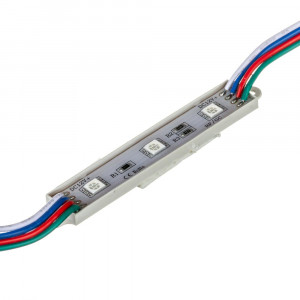 Лед модуль RGB 12V 0,72W SMD5050 3LED IP65 (кратно 10 шт) (ціна 1шт)