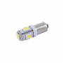 Лед лампа для автомобиля T8.5 Premium Line 5SMD 5050 6500K Solar комплект 2шт - фото №3