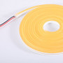 Неоновая лента супергибкая 2835-12V-120-10W/m IP68 6*12mm SILICONE желтый (цена 1м) - фото №5