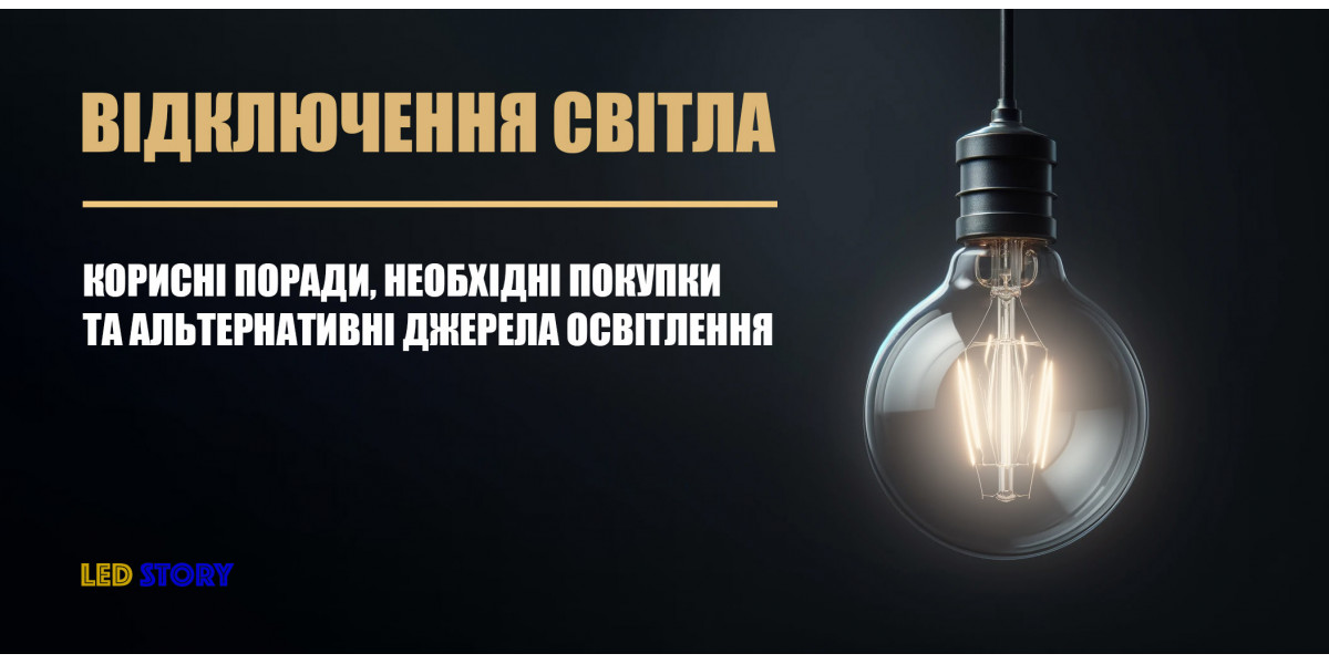 Як підготуватися до відключень електроенергії