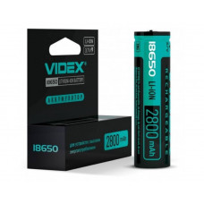 Акумуляторна батарея Videx 2800 mAh 18650(захищена)