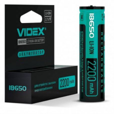 Акуммулятори 18650 Videx 2200 mAh (захищені)