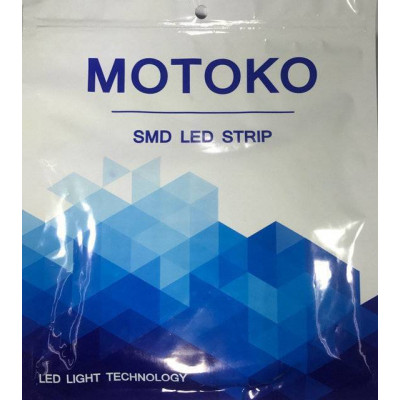 Светодиодная лента MOTOKO SMD 2835 12V 120д.м. IP20 холодный белый(цена 1м)