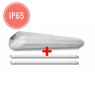 ЛПП 2х58W светильник IP65 с LED лампами ( 2x20W 6500K ) Т8 G13 ,1,5м