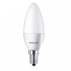 Лед лампа Philips Essential, цоколь E14 C37, 4W