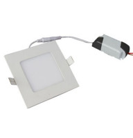 Светодиодный светильник 6W квадрат aluminum 6500К