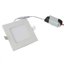 Светодиодный светильник 6W квадрат aluminum 6500К