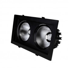 Cветодиодный светильник SC36WK 2520Lm 4200K IP20 грильято черный