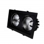 Cветодиодный светильник SC36WK 2520Lm 4200K IP20 грильято черный - фото №1