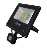 Прожектор светодиодный с датчиком движения LED GAMMA 20-02 У1 20W PREMIUM 1800 Лм 6500К LED-STORY