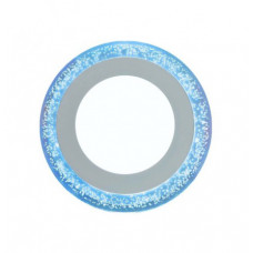 Встроенный круглый светодиодный точечный светильник 6+3W 4000K белый, подсветка 3W blue