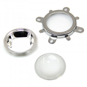 Линза светодиодной матрицы фокусирующая 20-100W LED Lens 60° 57mm