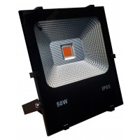 Лед прожектор червоний 50W IP65 cob