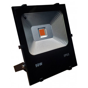 Прожектор светодиодный красный 50W IP65 cob