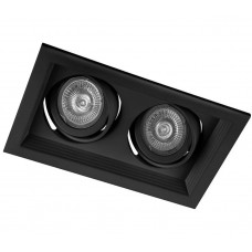 Світлодіодний світильник DLT202 чорний грильято Feron