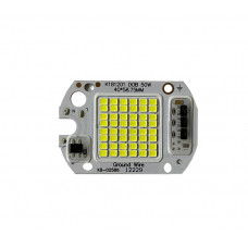 Світлодіодна матриця SMD 50w IC SMART CHIP 220V (вбудований драйвер)