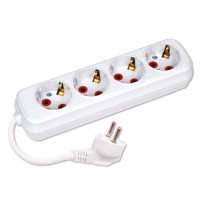 Удлинитель 4 гнезда 2 м с заземлением Horoz Electric