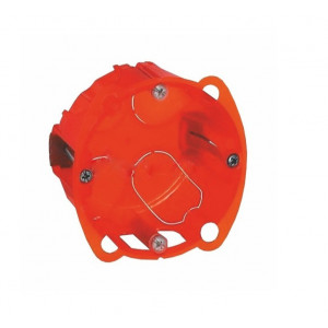 Коробка монтажная d60 оранжевая гипс