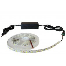 Набор светодиодной ленты SMD 5730 (60 LED/m) IP20 холодный белый 5м + блок питания + коннектор