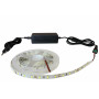 Набор светодиодной ленты 12В SMD 5730 (60 LED/m) IP20 холодный белый 5м + блок питания + коннектор - фото №1