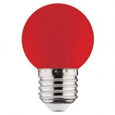 Светодиодные лампы RAINBOW 1W E27 A45 (красный) Horoz Electric