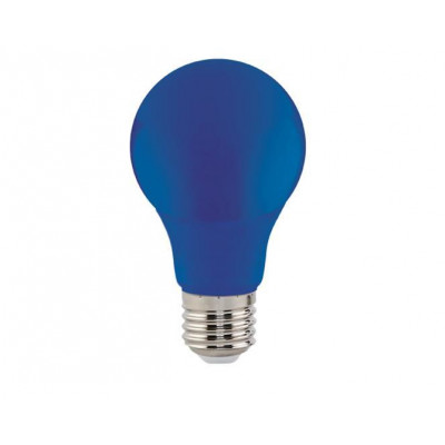 Лед лампа SPECTRA 3W E27 A60 (синий) Horoz Electric