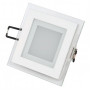 Встроенный квадратный светодиодный точечный светильник MARIA-6 6W 6400К Horoz Electric - фото №1
