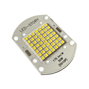 Led матриця 50W 30-35V 8750Lm 5000К яcкравий, чіп BRIDGELUX ПРЕМІУМ